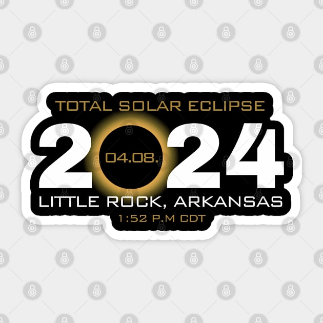 Arkansas Totality Total Solar Eclipse Sticker by Tebird